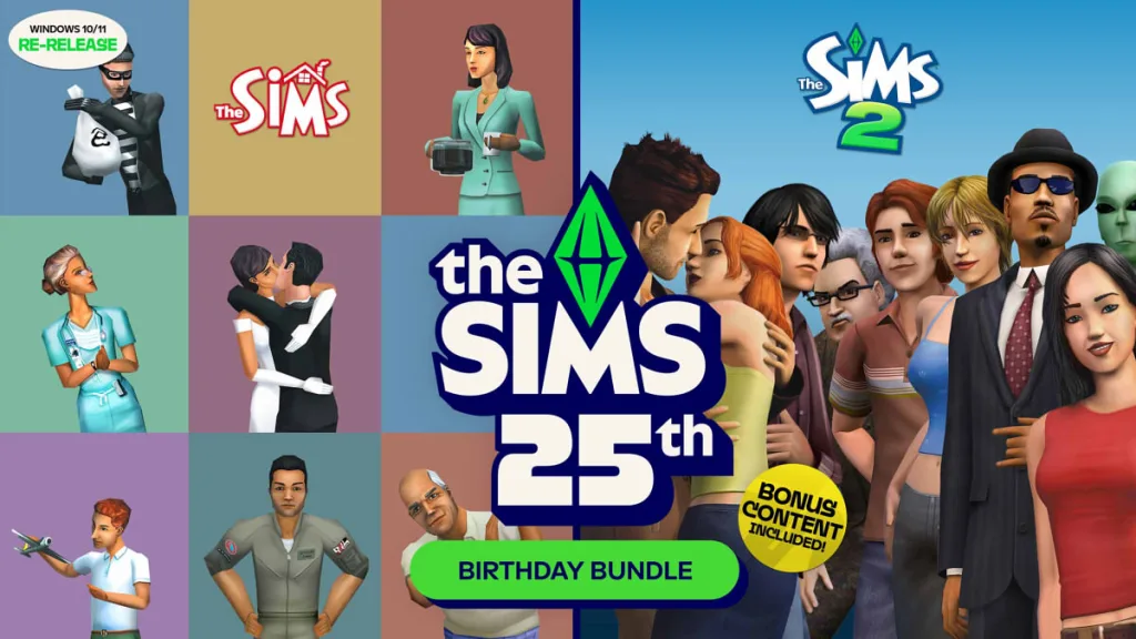 The Sims 25th Anniversary bithday bundle